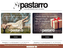 Tablet Screenshot of pastarro.com